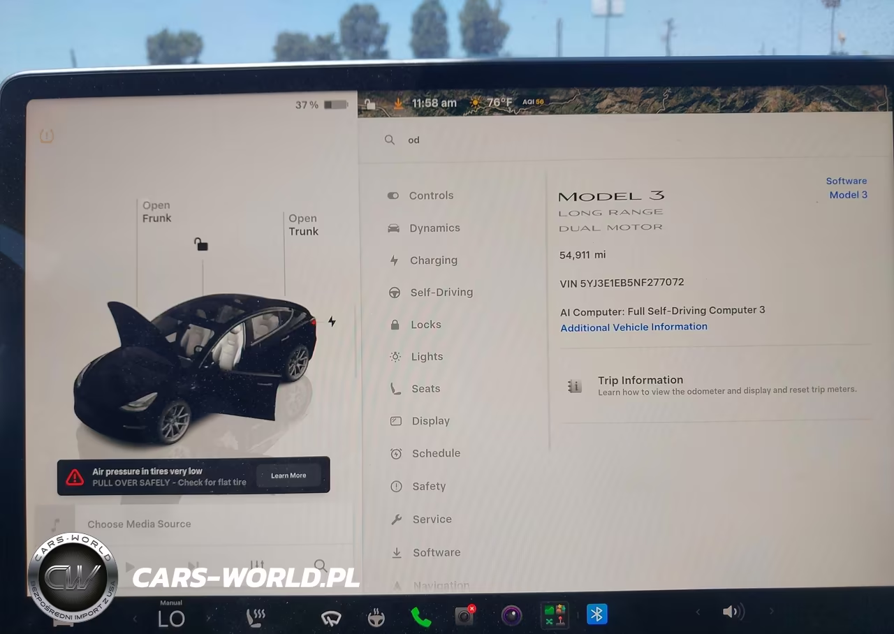 2022 Tesla Model 3 Long Range Dual Motor All-Wheel Drive VIN:5YJ3E1EB5NF277072 - 7
