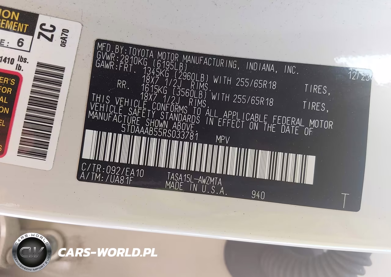 2024 Toyota Grand Highlander Xle VIN:5TDAAAB55RS033781 - 9