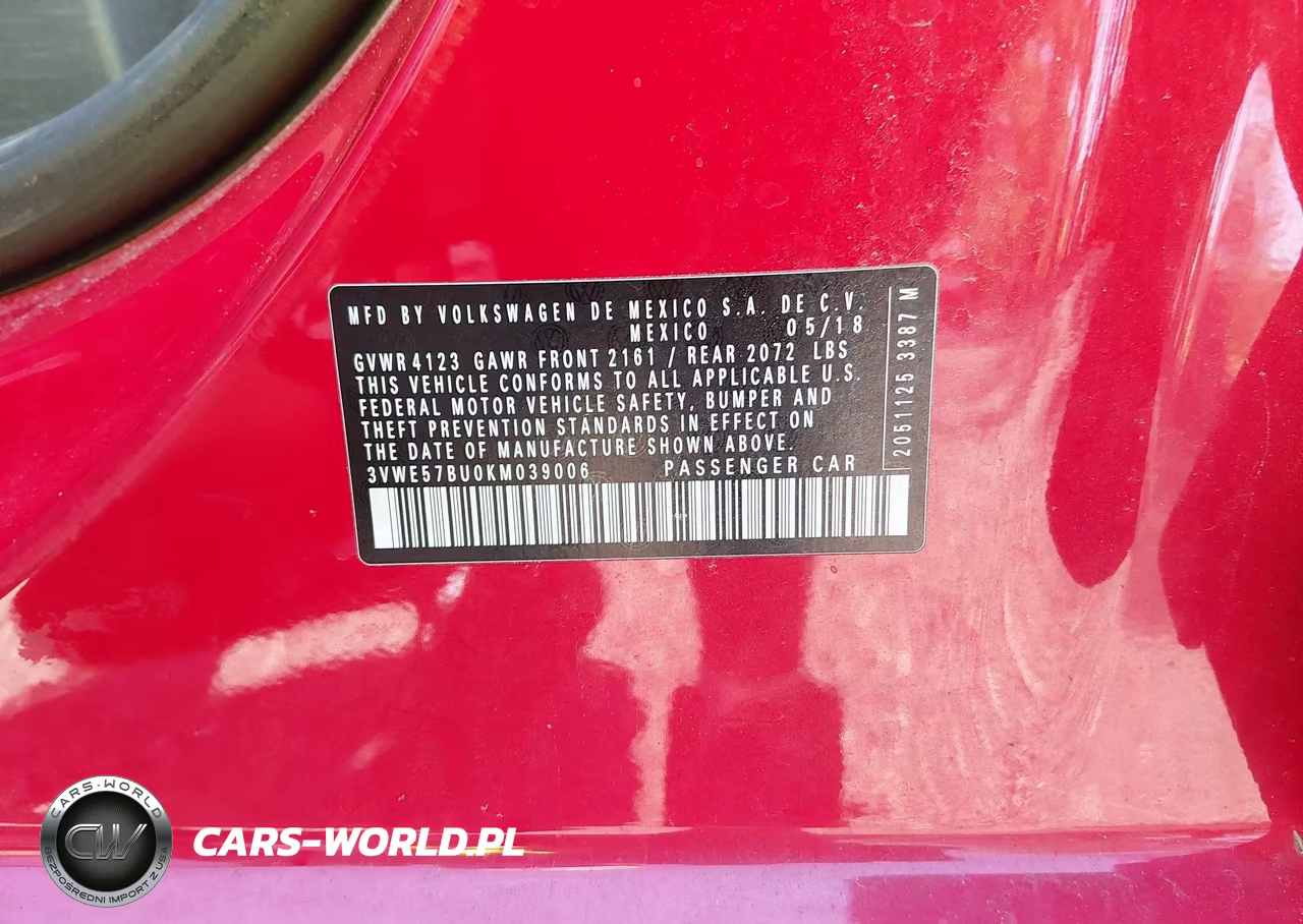 2019 Volkswagen Jetta 1.4T Sel VIN:3VWE57BU0KM039006 - 9