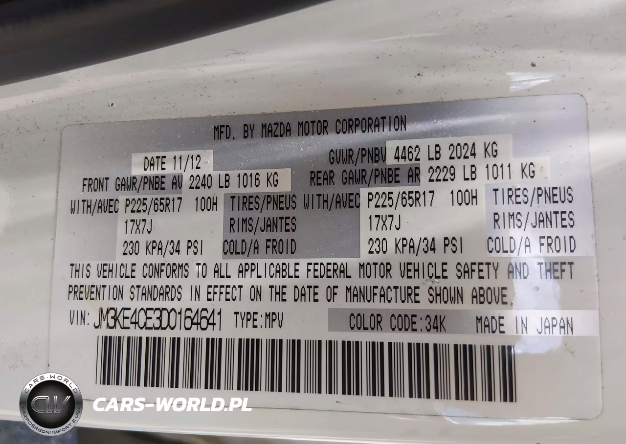 2013 Mazda Cx-5 Touring VIN:JM3KE4CE3D0164641 - 9
