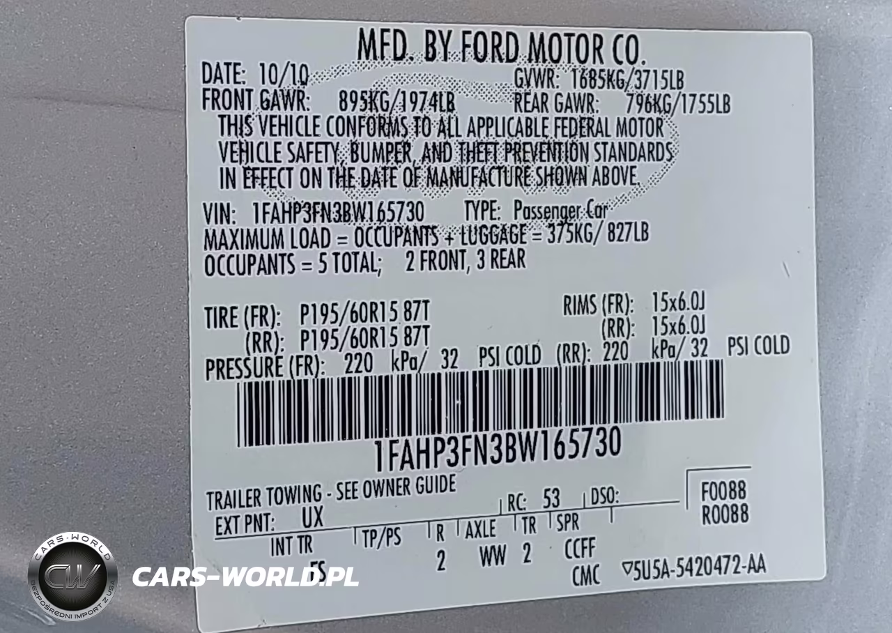 2011 Ford Focus Se VIN:1FAHP3FN3BW165730 - 9