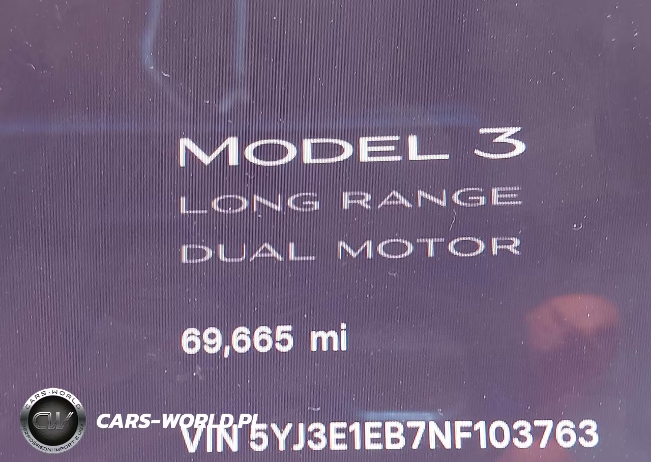 2022 Tesla Model 3 Long Range Dual Motor All-Wheel Drive VIN:5YJ3E1EB7NF103763 - 7