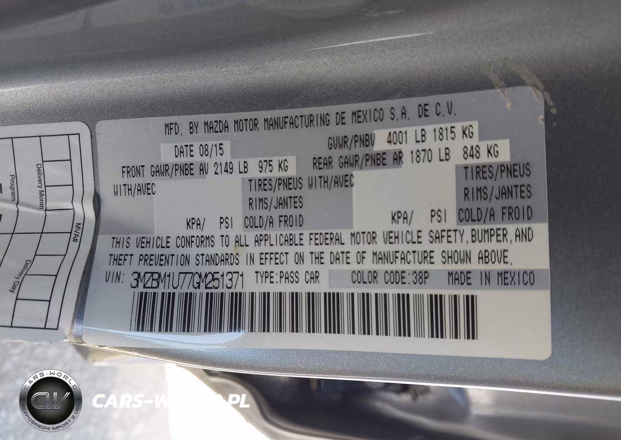 2016 Mazda Mazda3 I Sport VIN:3MZBM1U77GM251371 - 9