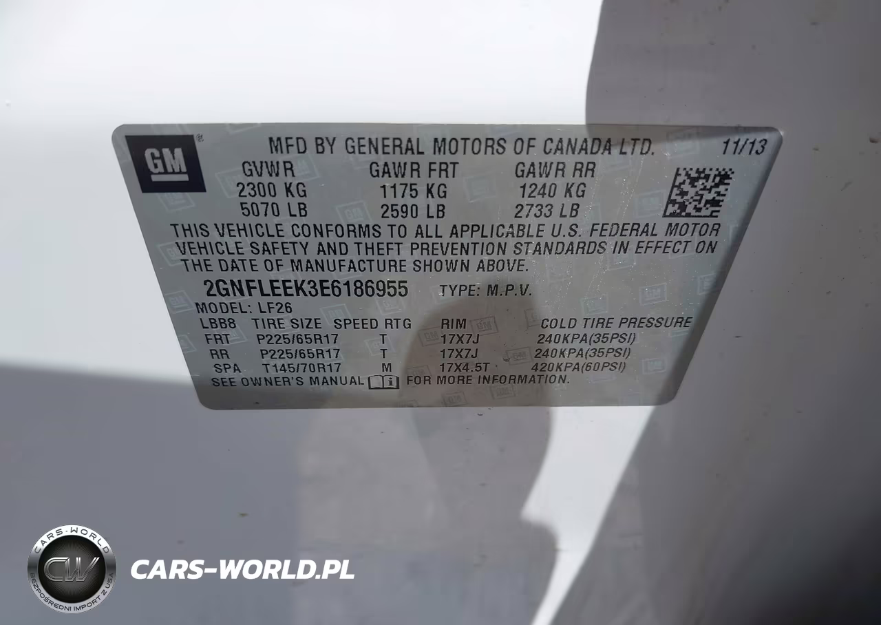 2014 Chevrolet Equinox Ls VIN:2GNFLEEK3E6186955 - 9