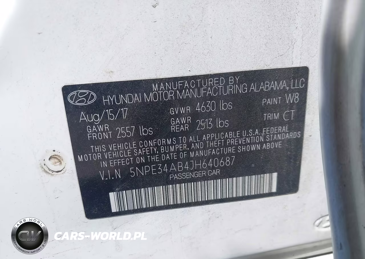 2018 Hyundai Sonata Sport 2.0T VIN:5NPE34AB4JH640687 - 9