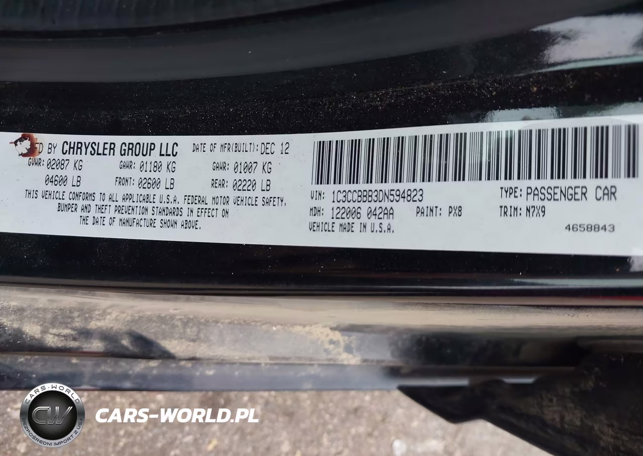 2013 Chrysler 200 Touring VIN:1C3CCBBB3DN594823 - 9