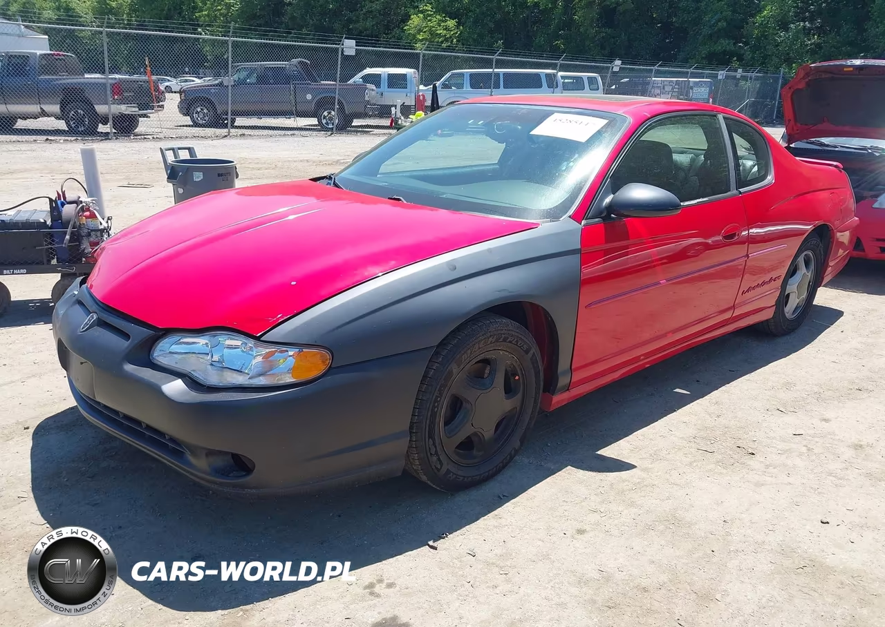 2002 Chevrolet Monte Carlo Ss VIN:2G1WX15K929193983 - 2