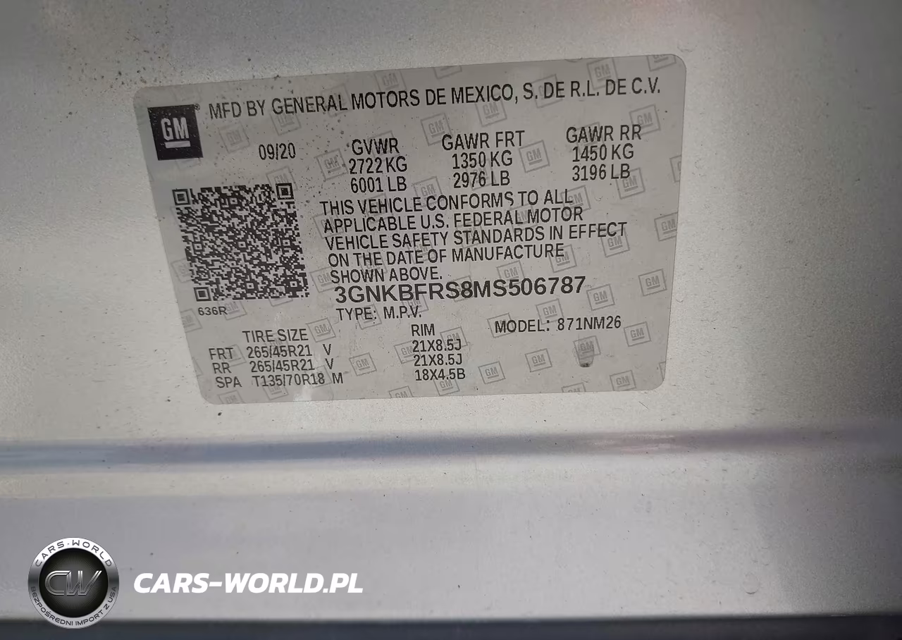 2021 Chevrolet Blazer Fwd Premier VIN:3GNKBFRS8MS506787 - 9