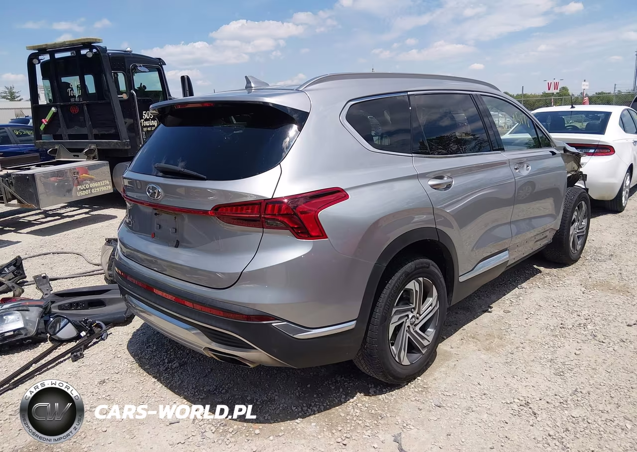 2021 Hyundai Santa Fe Sel VIN:5NMS24AJ6MH308300 - 4