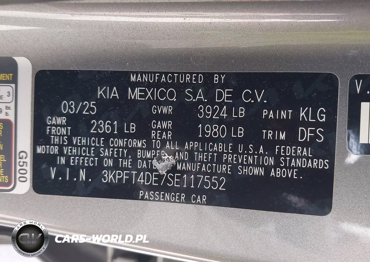 2025 Kia K4 Lxs VIN:3KPFT4DE7SE117552 - 9