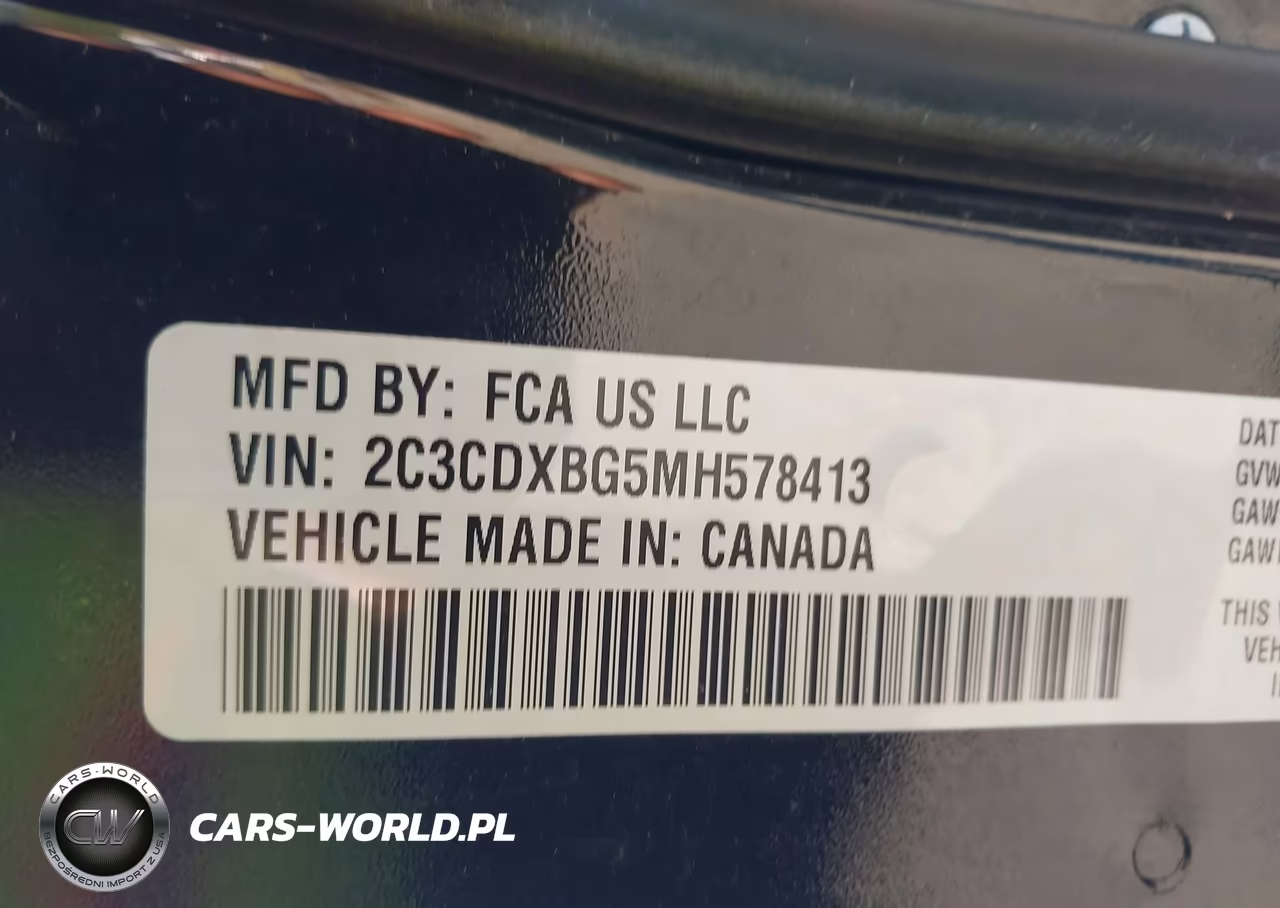 2021 Dodge Charger Sxt Rwd VIN:2C3CDXBG5MH578413 - 9