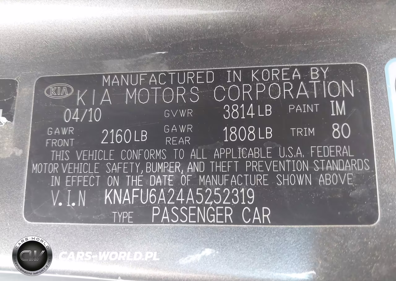 2010 Kia Forte Koup Ex VIN:KNAFU6A24A5252319 - 9