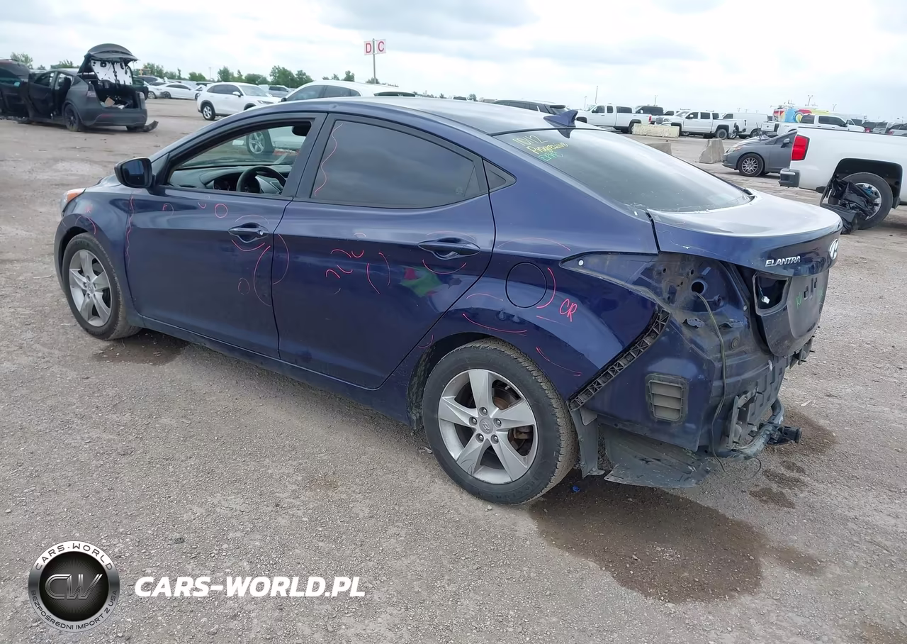 2013 Hyundai Elantra Gls VIN:5NPDH4AEXDH312573 - 3