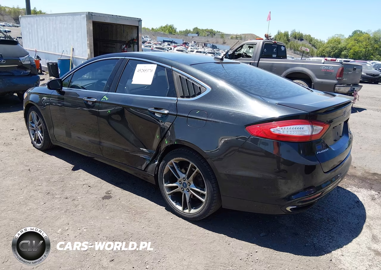 2014 Ford Fusion Titanium VIN:3FA6P0D96ER117464 - 3