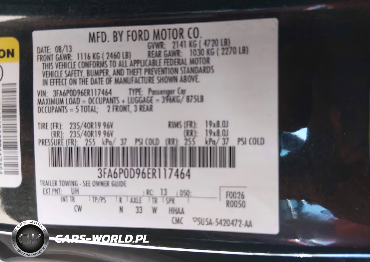 2014 Ford Fusion Titanium VIN:3FA6P0D96ER117464 - 9
