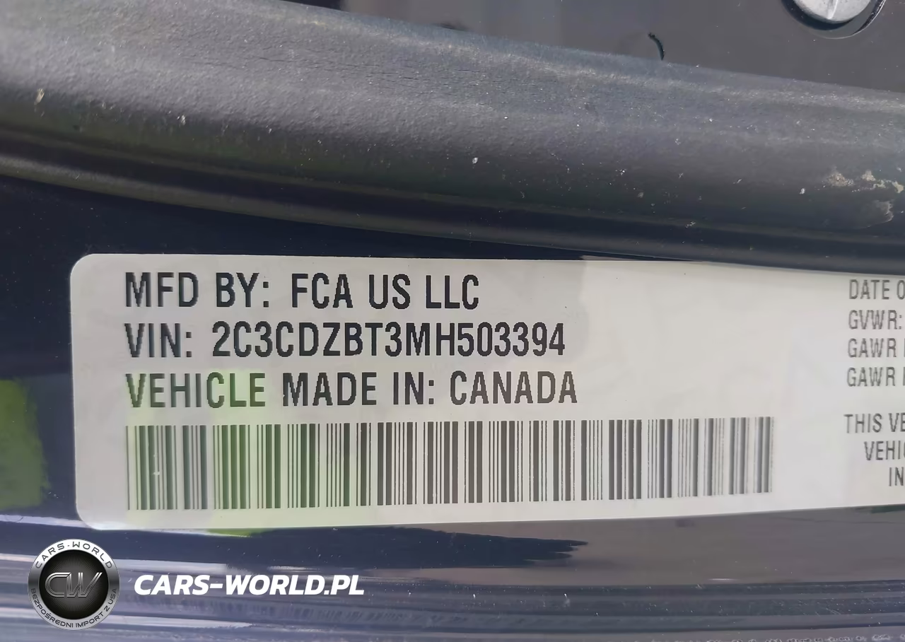 2021 Dodge Challenger R-T VIN:2C3CDZBT3MH503394 - 9