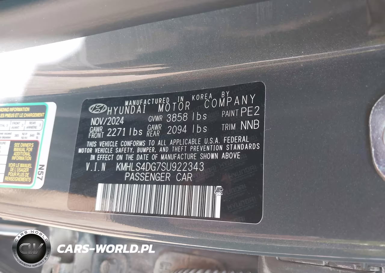 2025 Hyundai Elantra Sel Convenience VIN:KMHLS4DG7SU922343 - 9