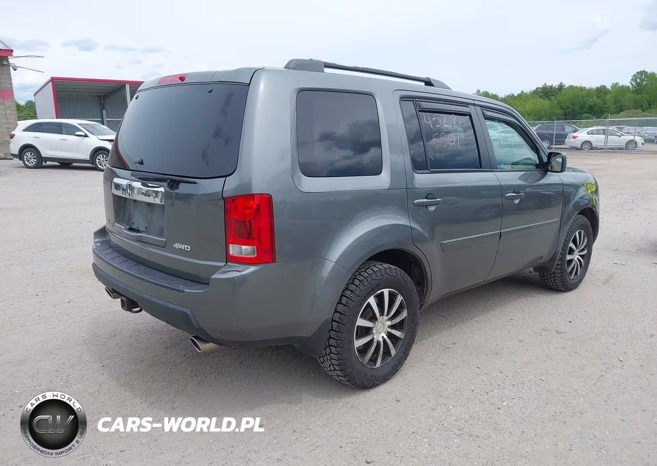 2009 Honda Pilot Ex-L VIN:5FNYF48609B016862 - 4