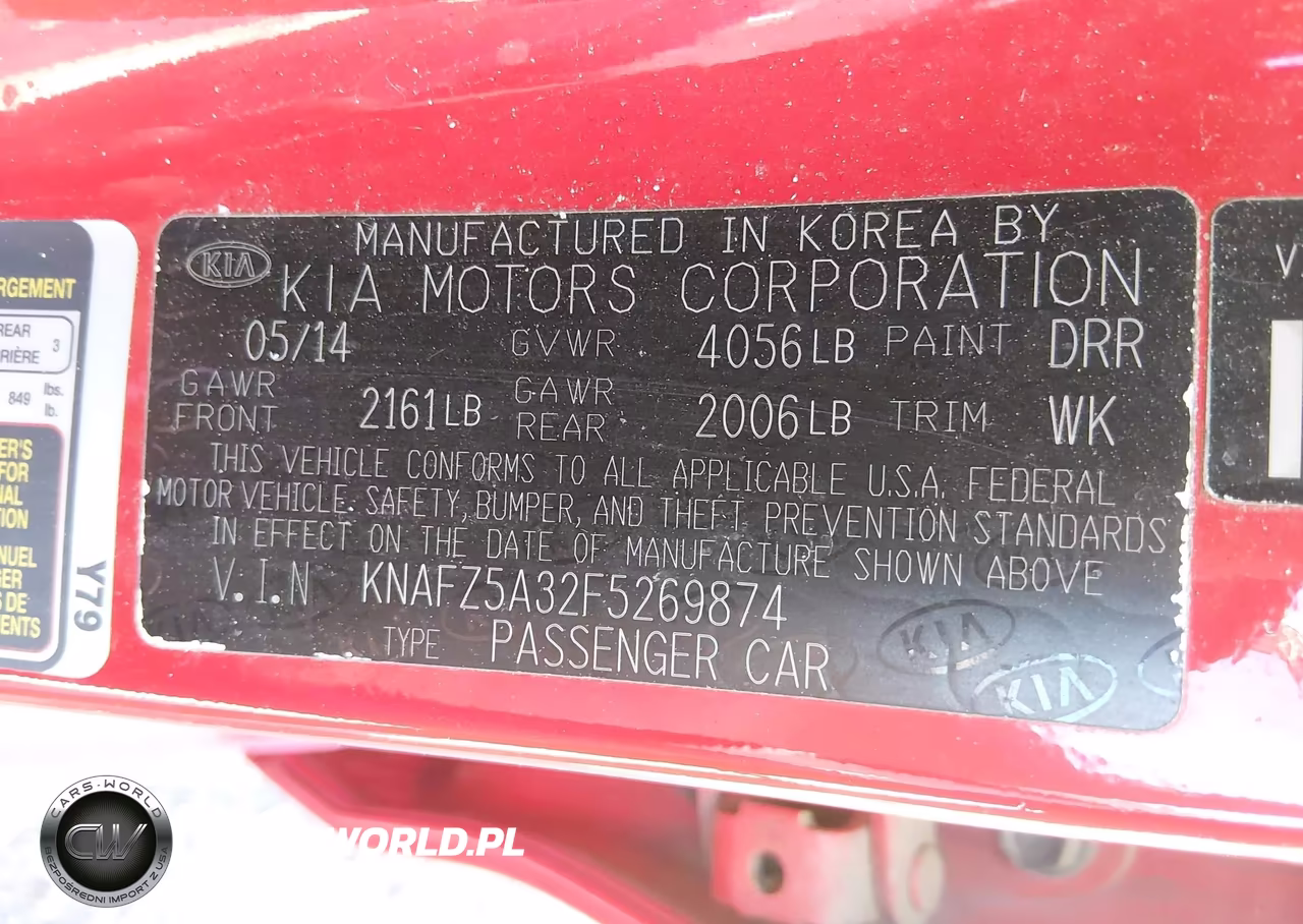 2015 Kia Forte Sx VIN:KNAFZ5A32F5269874 - 9