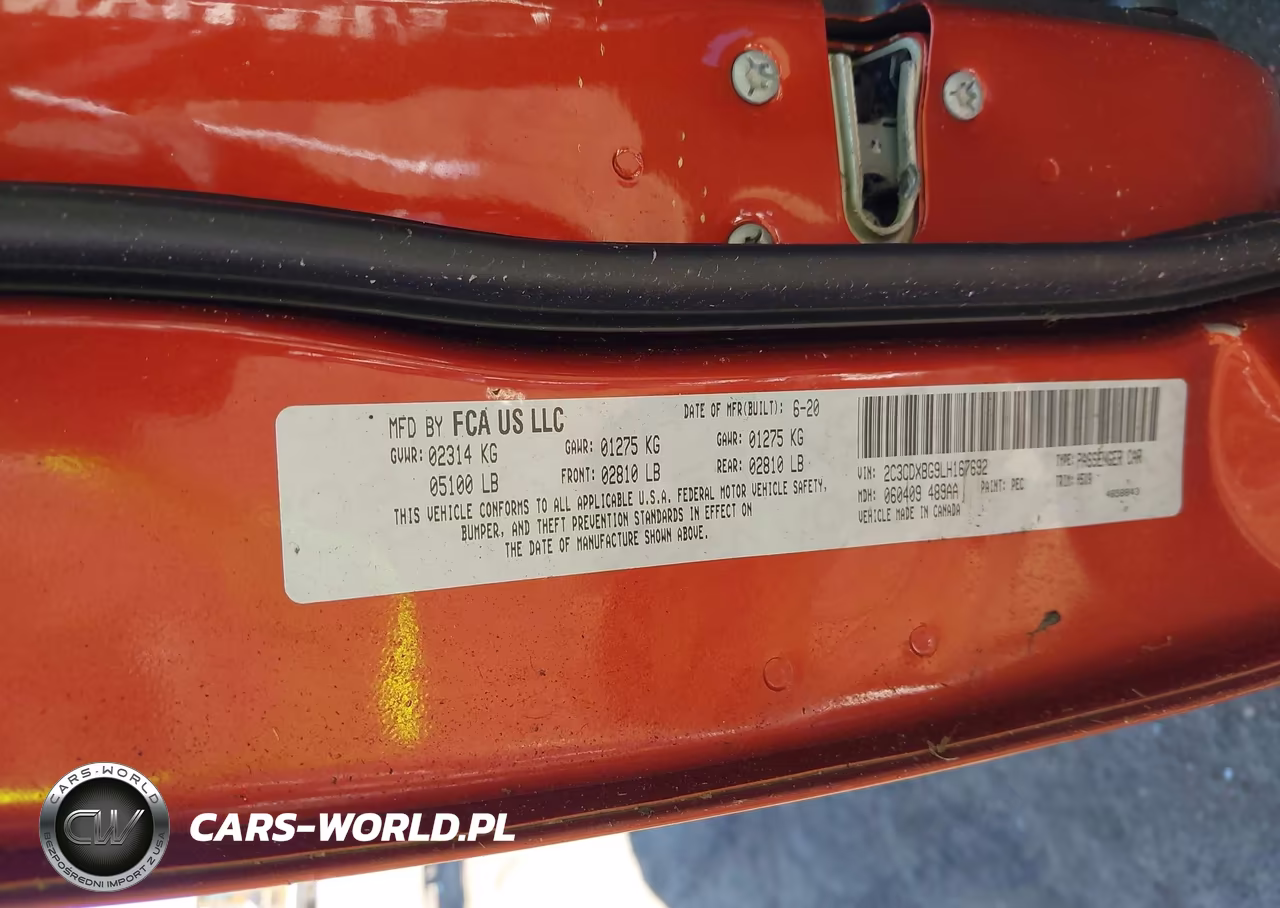 2020 Dodge Charger Sxt Rwd VIN:2C3CDXBG9LH167692 - 9