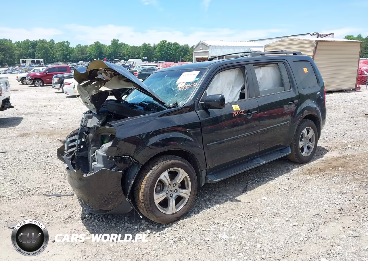 2012 Honda Pilot Ex-L VIN:5FNYF3H56CB033660 - 2