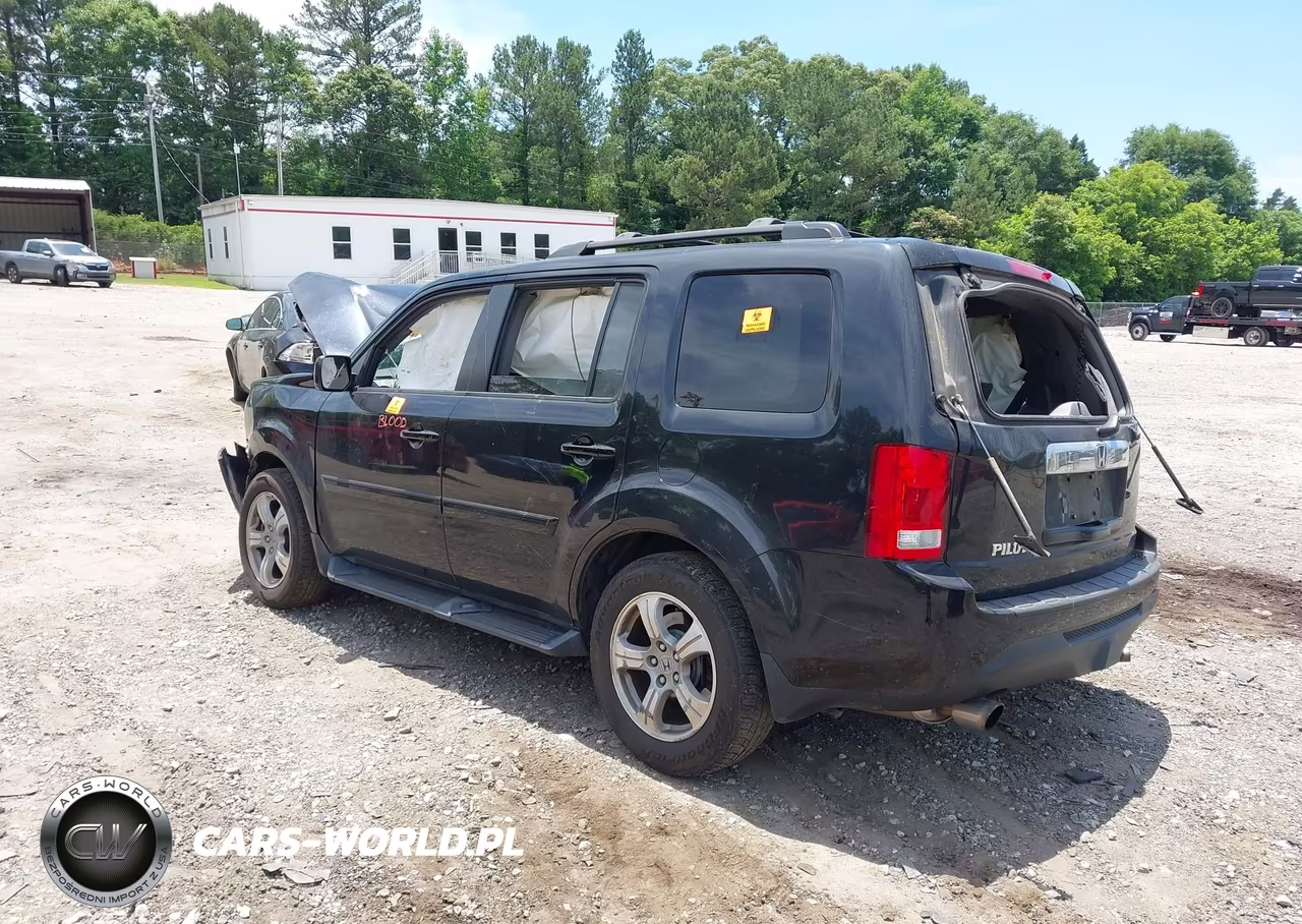 2012 Honda Pilot Ex-L VIN:5FNYF3H56CB033660 - 3