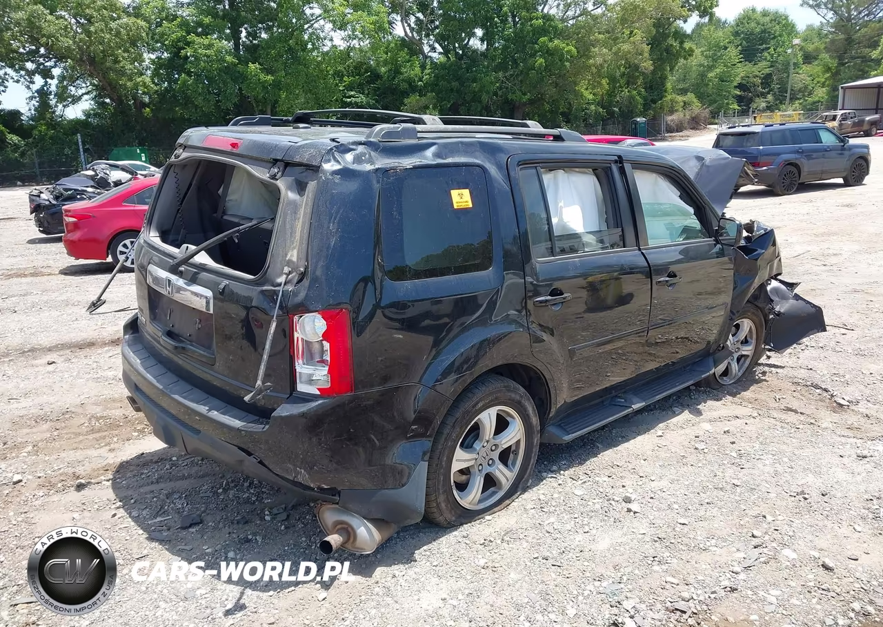 2012 Honda Pilot Ex-L VIN:5FNYF3H56CB033660 - 4