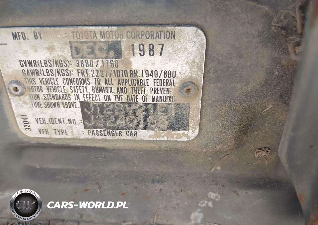 1988 Toyota Camry Dlx VIN:JT2SV21E1J3240165 - 9