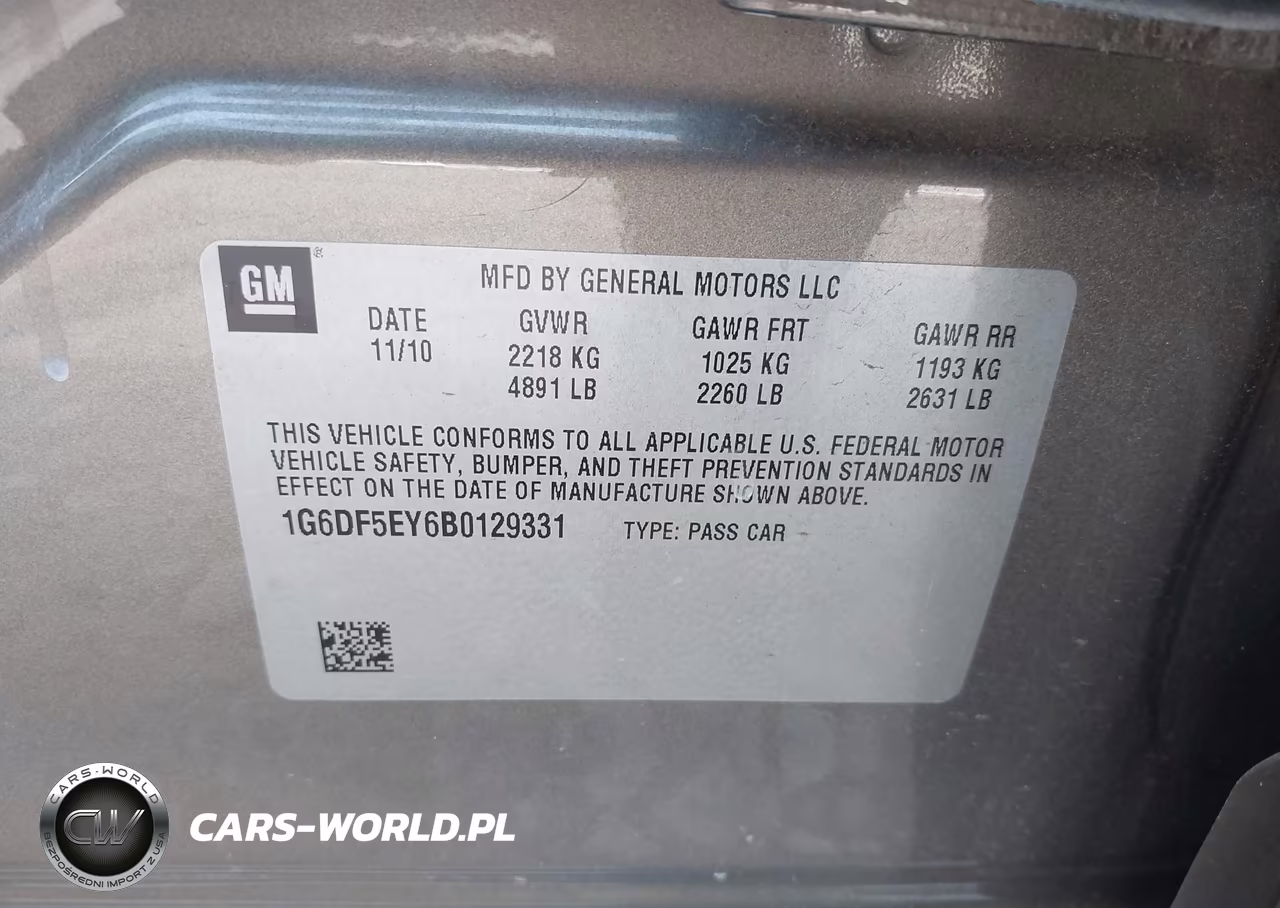 2011 Cadillac Cts Luxury VIN:1G6DF5EY6B0129331 - 9