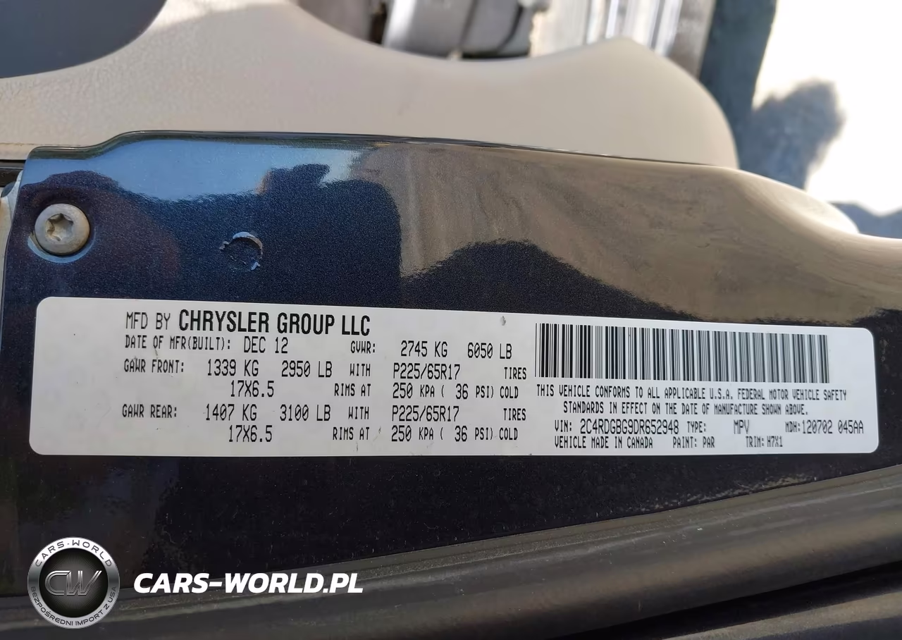 2013 Dodge Grand Caravan Se VIN:2C4RDGBG9DR652948 - 9