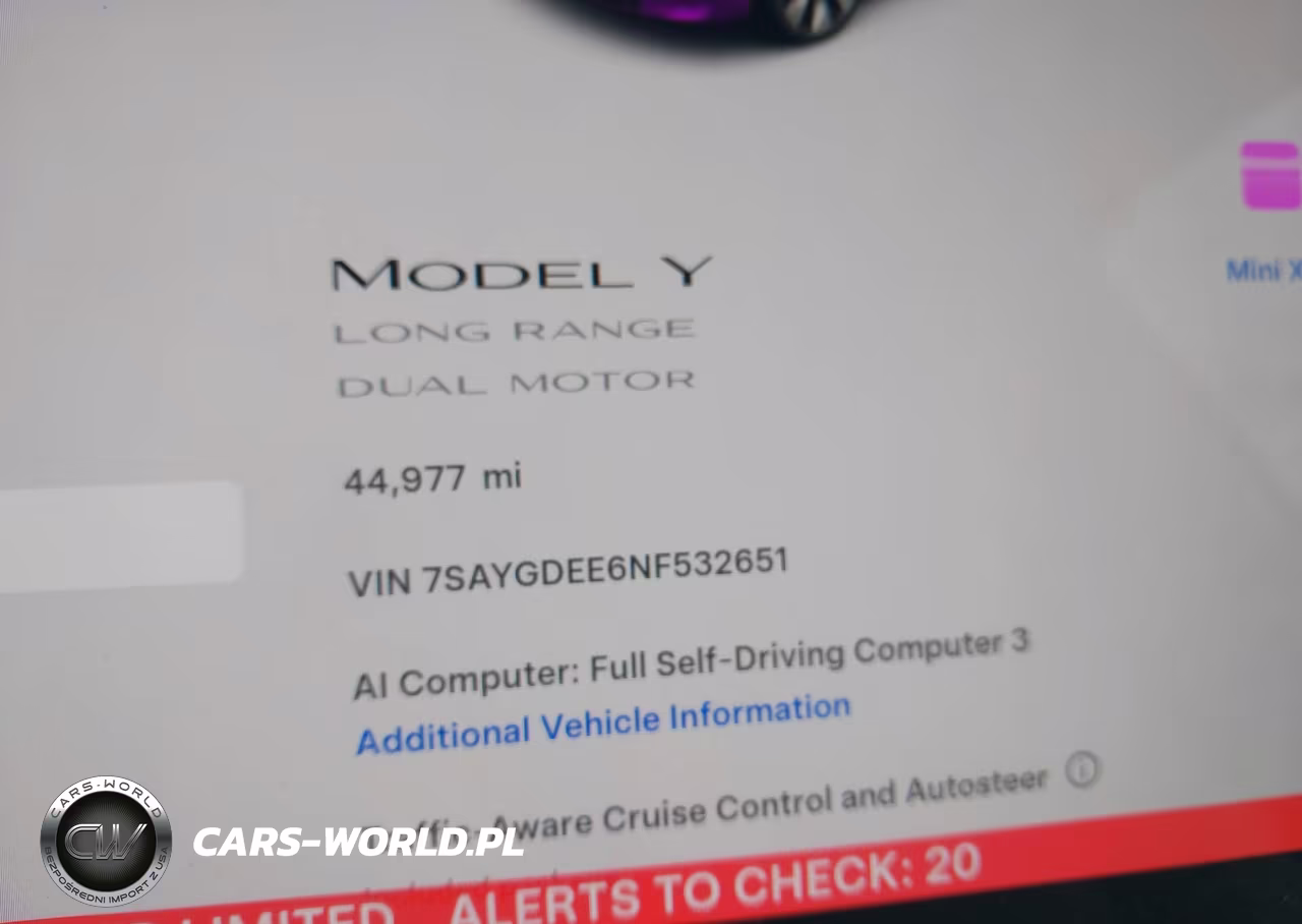 2022 Tesla Model Y Long Range Dual Motor All-Wheel Drive VIN:7SAYGDEE6NF532651 - 7