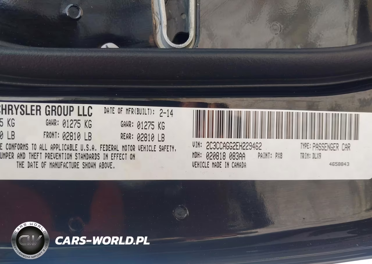 2014 Chrysler 300 300S VIN:2C3CCAGG2EH229462 - 9
