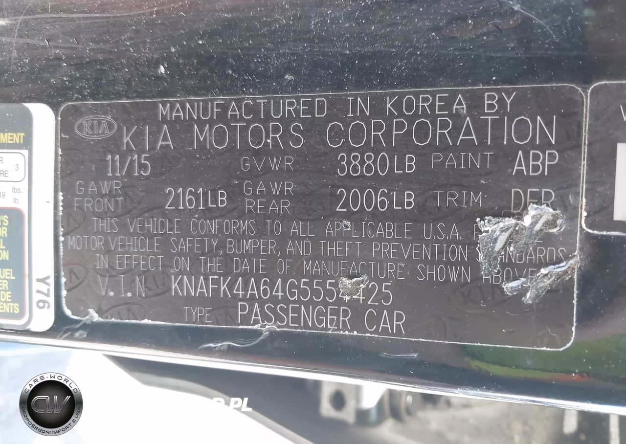 2016 Kia Forte Lx VIN:KNAFK4A64G5554425 - 9
