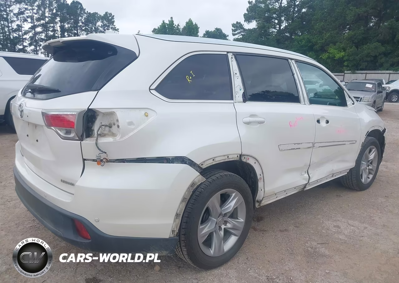 2014 Toyota Highlander Limited V6 VIN:5TDYKRFH6ES007649 - 4