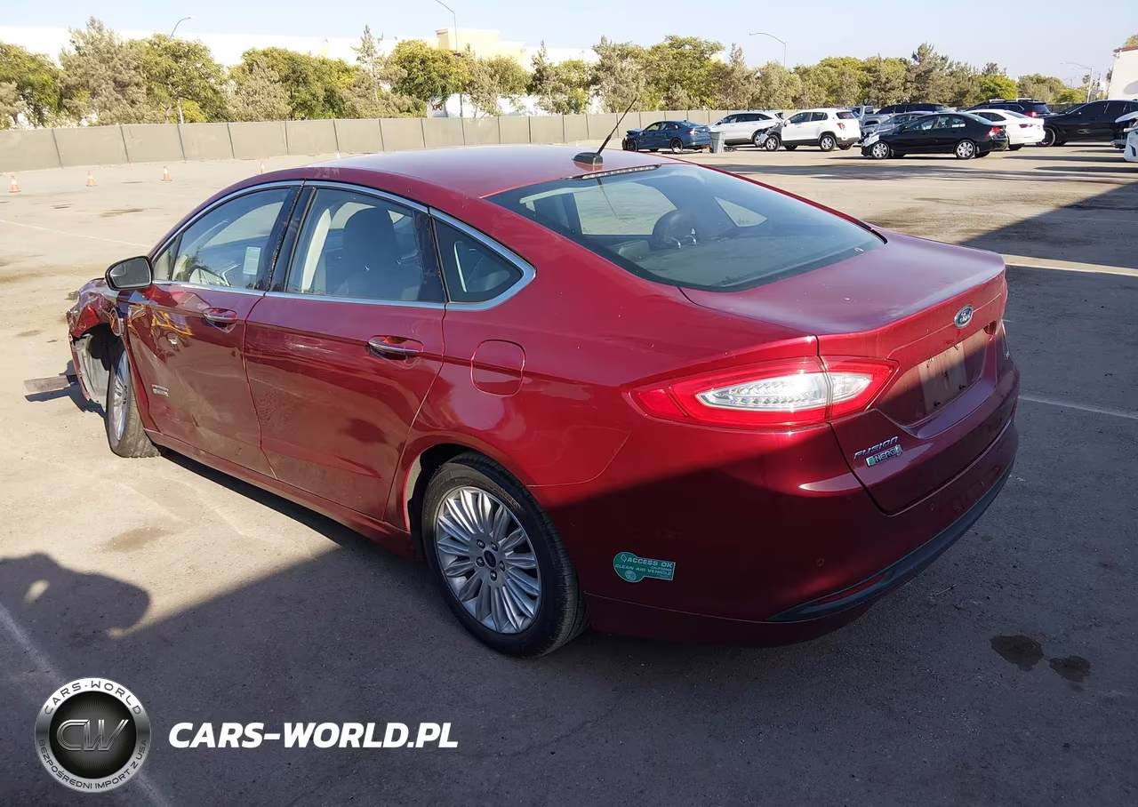 2014 Ford Fusion Energi Se Luxury VIN:3FA6P0PU6ER329877 - 3