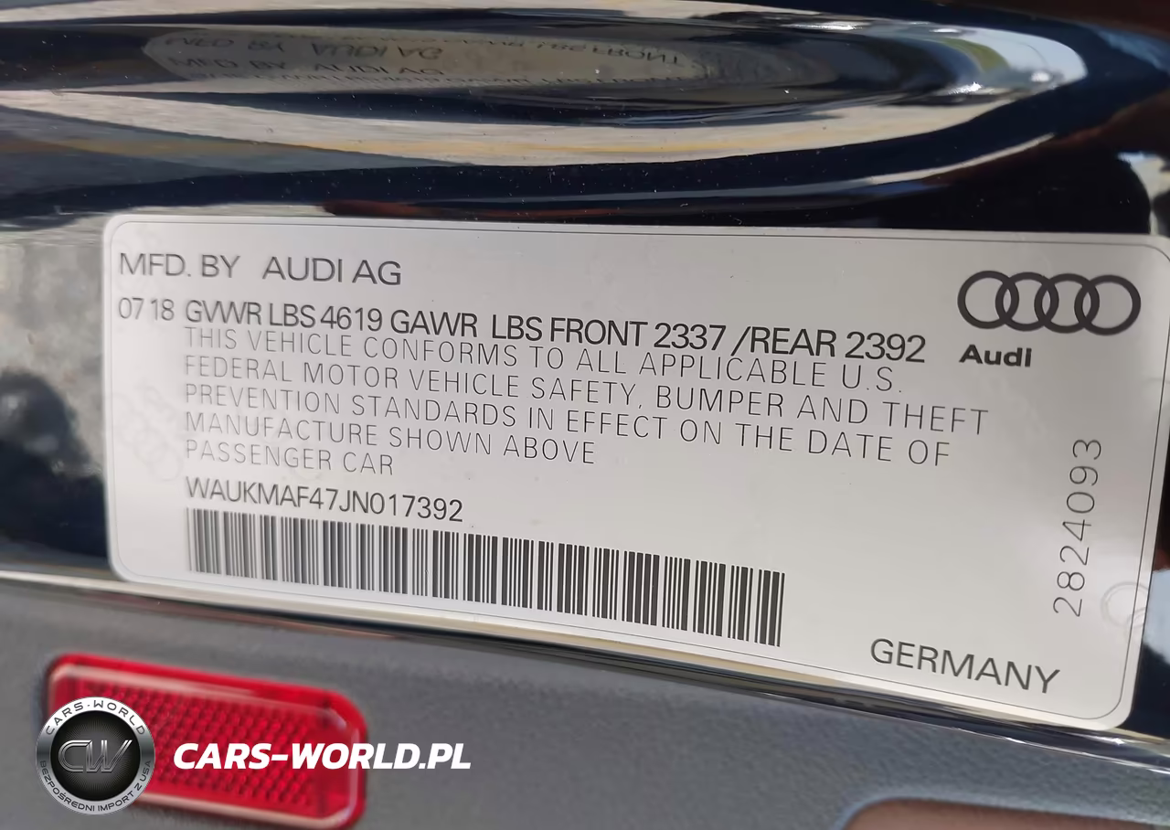 2018 Audi A4 2.0T Tech Ultra Premium-2.0T Ultra Premium VIN:WAUKMAF47JN017392 - 9