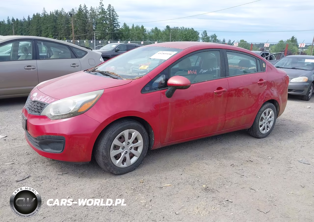 2013 Kia Rio Lx VIN:KNADM4A32D6188624 - 2