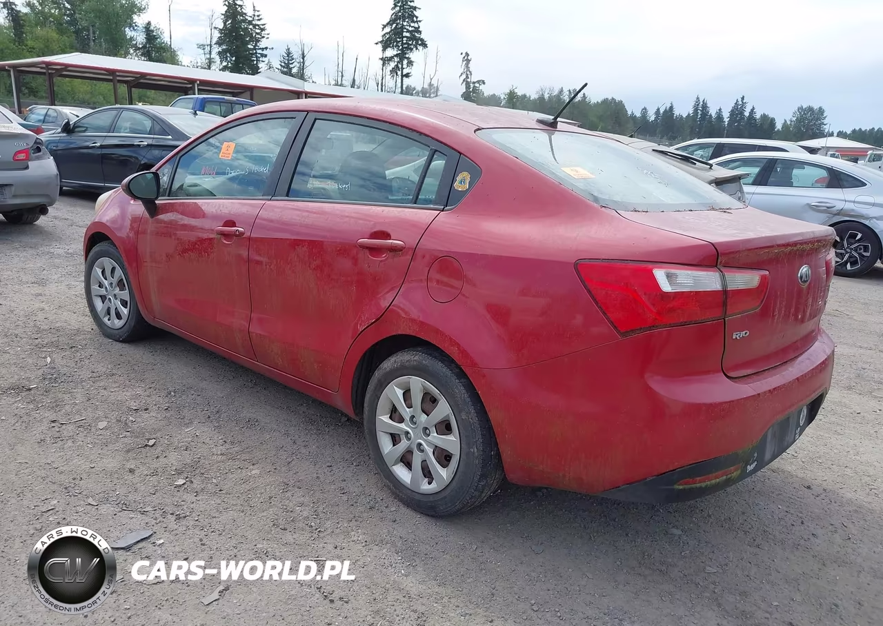 2013 Kia Rio Lx VIN:KNADM4A32D6188624 - 3