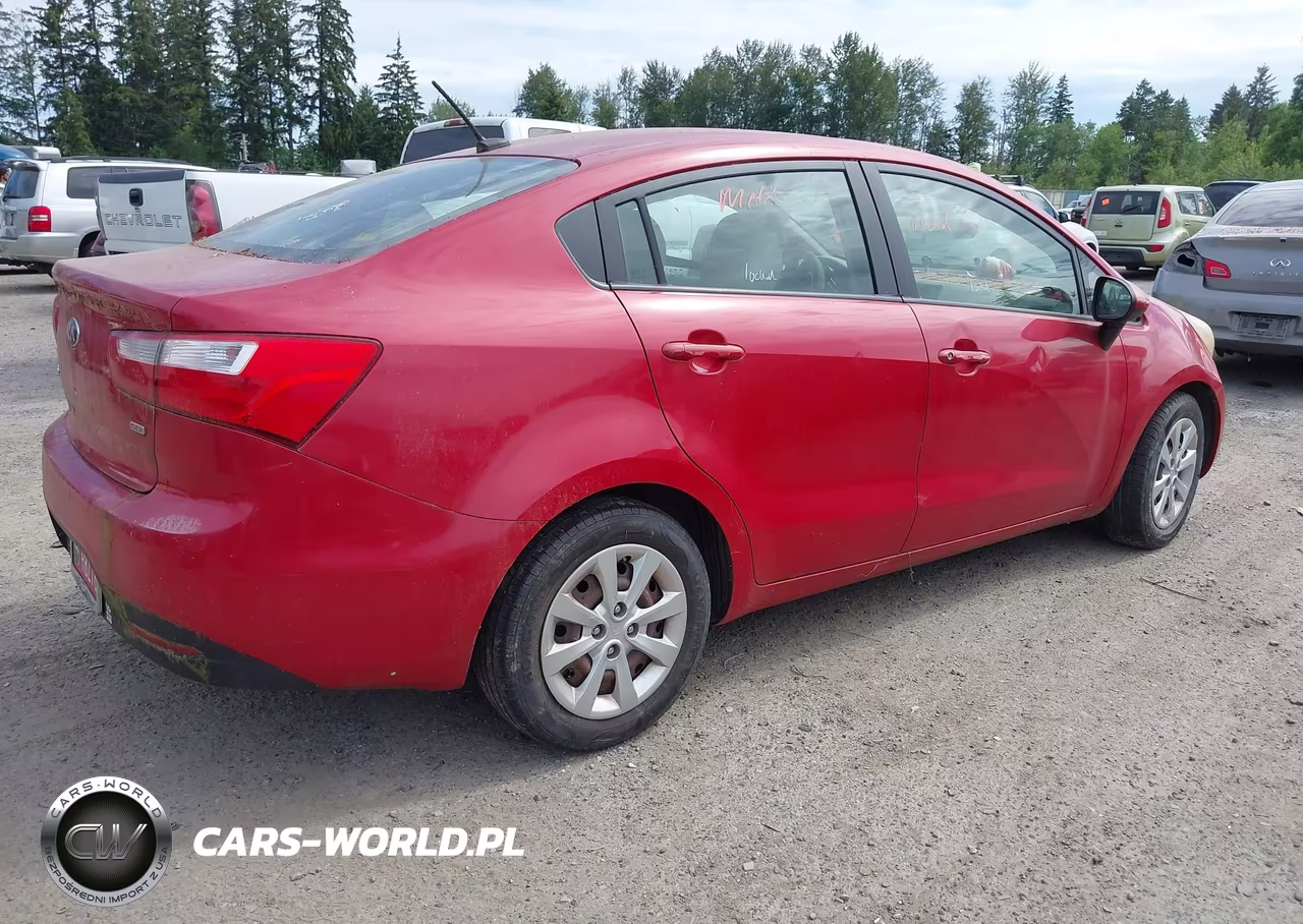 2013 Kia Rio Lx VIN:KNADM4A32D6188624 - 4