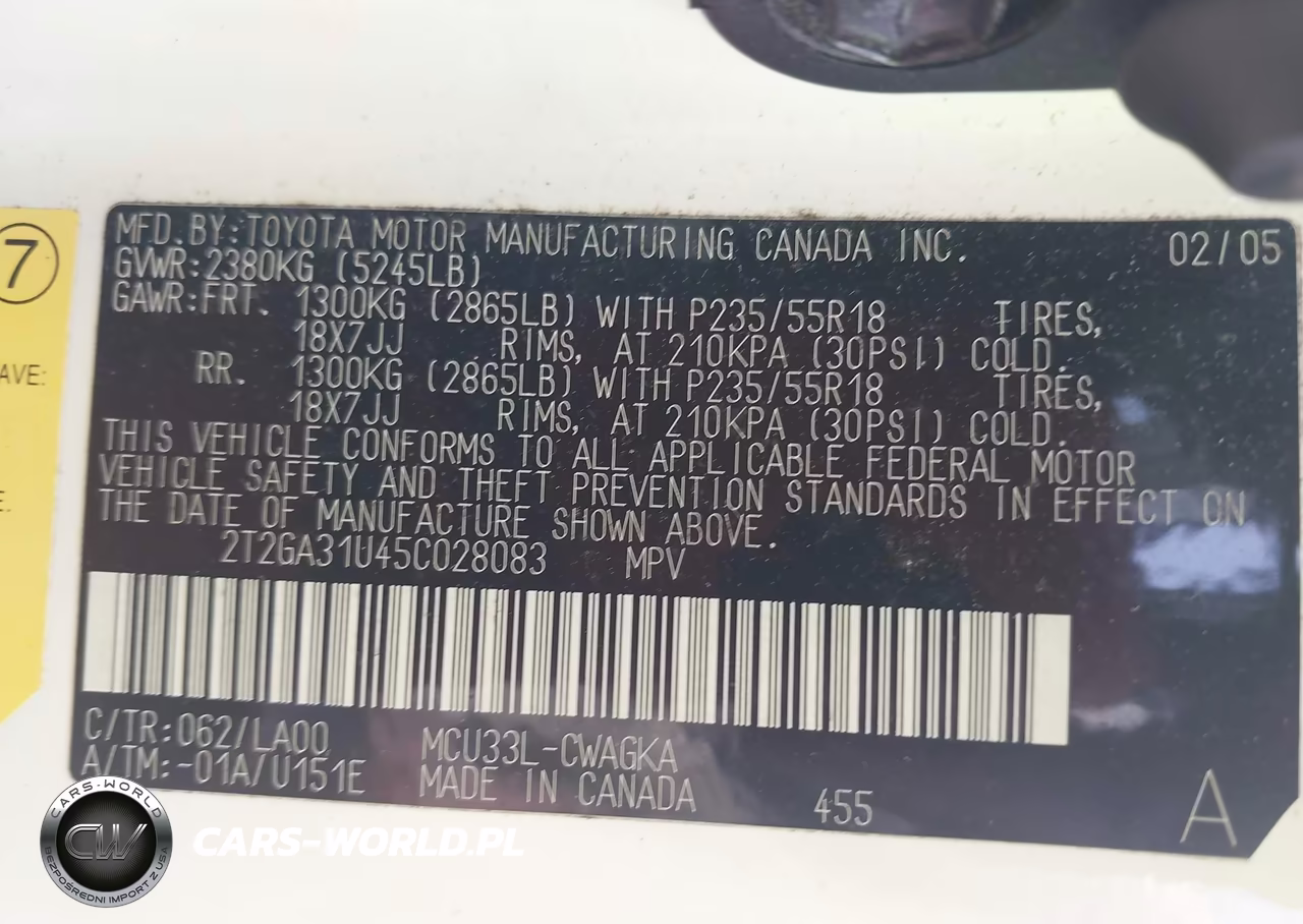 2005 Lexus Rx 330 VIN:2T2GA31U45C028083 - 9