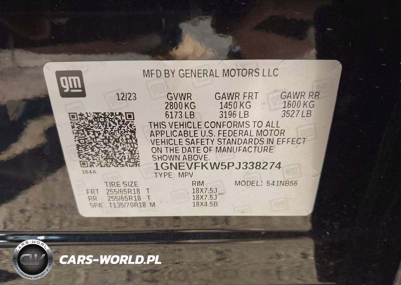 2023 Chevrolet Traverse Awd Ls VIN:1GNEVFKW5PJ338274 - 9