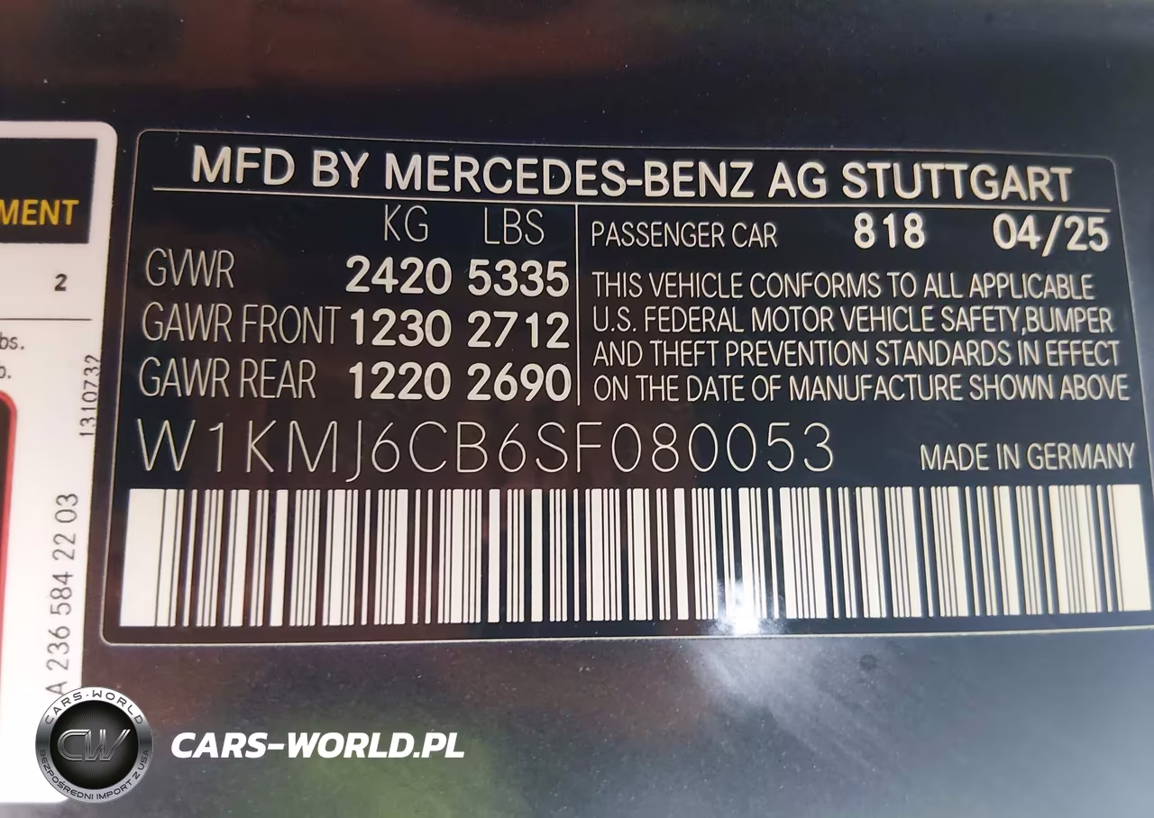 2025 Mercedes-Benz Amg Cle 53 VIN:W1KMJ6CB6SF080053 - 9