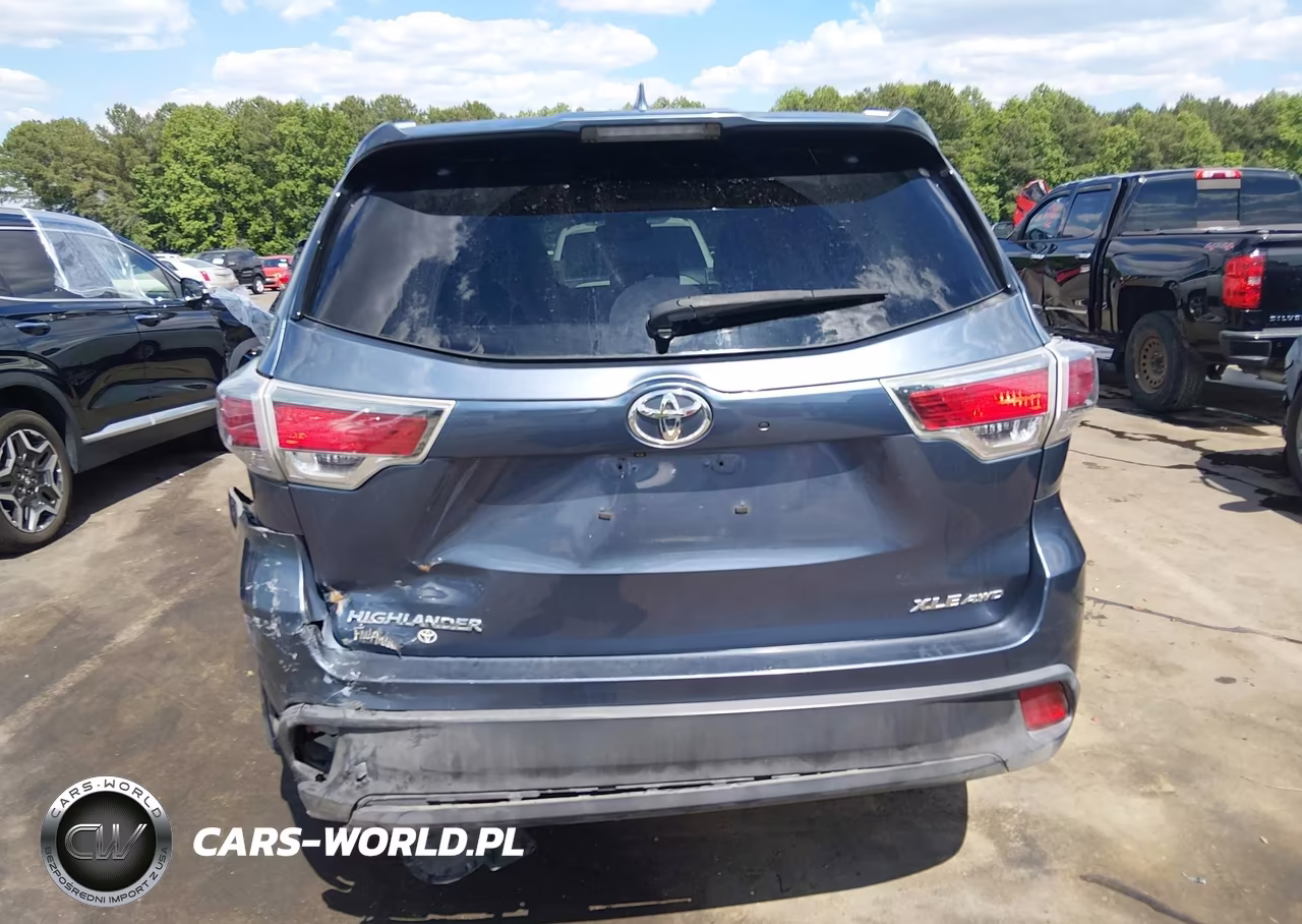 2015 Toyota Highlander Xle V6 VIN:5TDJKRFH9FS176633 - 16