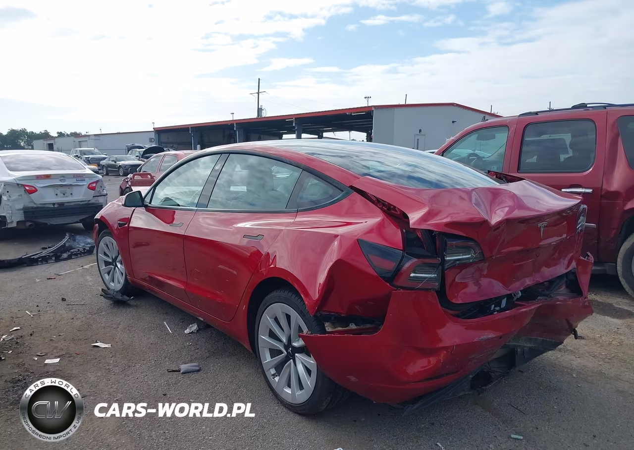 2022 Tesla Model 3 Rear-Wheel Drive VIN:5YJ3E1EA1NF303545 - 3