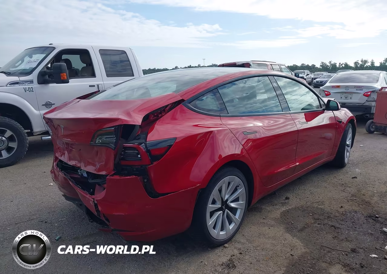 2022 Tesla Model 3 Rear-Wheel Drive VIN:5YJ3E1EA1NF303545 - 4
