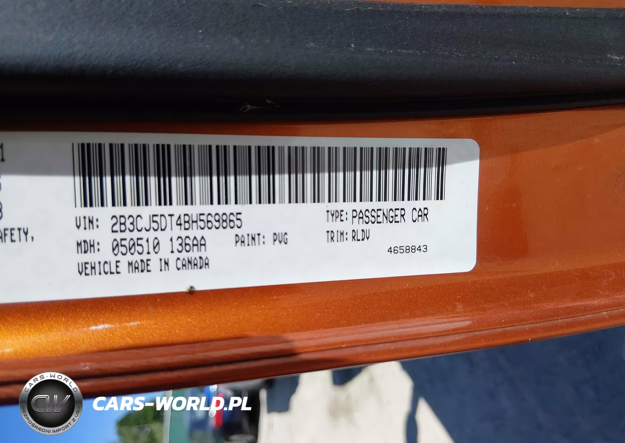 2011 Dodge Challenger R-T VIN:2B3CJ5DT4BH569865 - 9