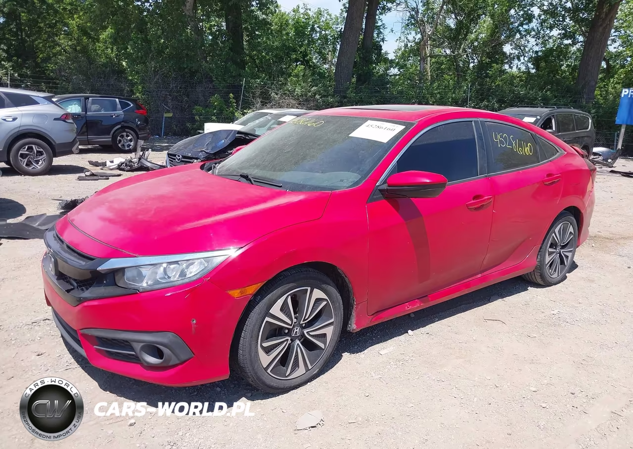 2017 Honda Civic Ex-T VIN:2HGFC1F30HH657317 - 2
