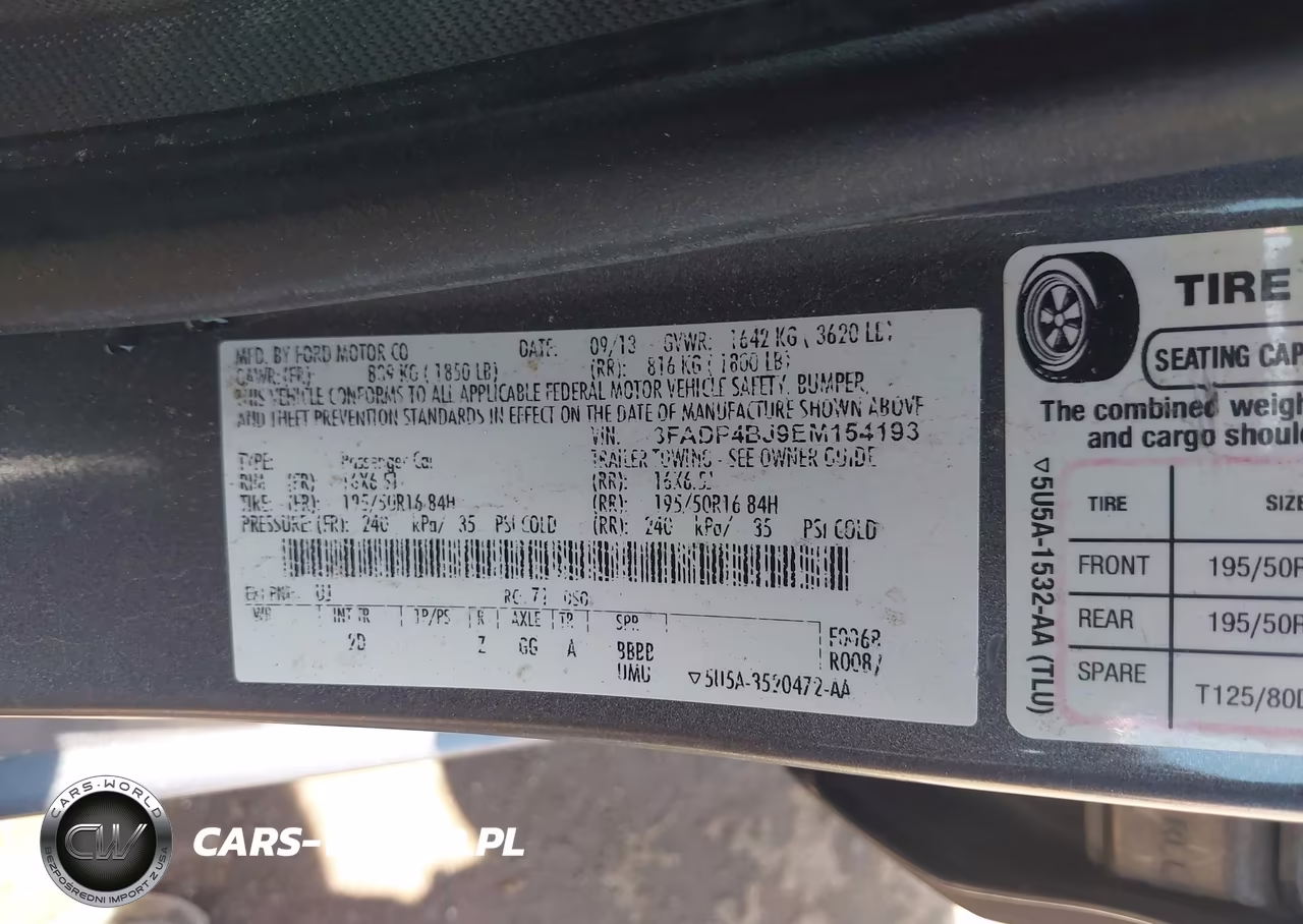 2014 Ford Fiesta Se VIN:3FADP4BJ9EM154193 - 18