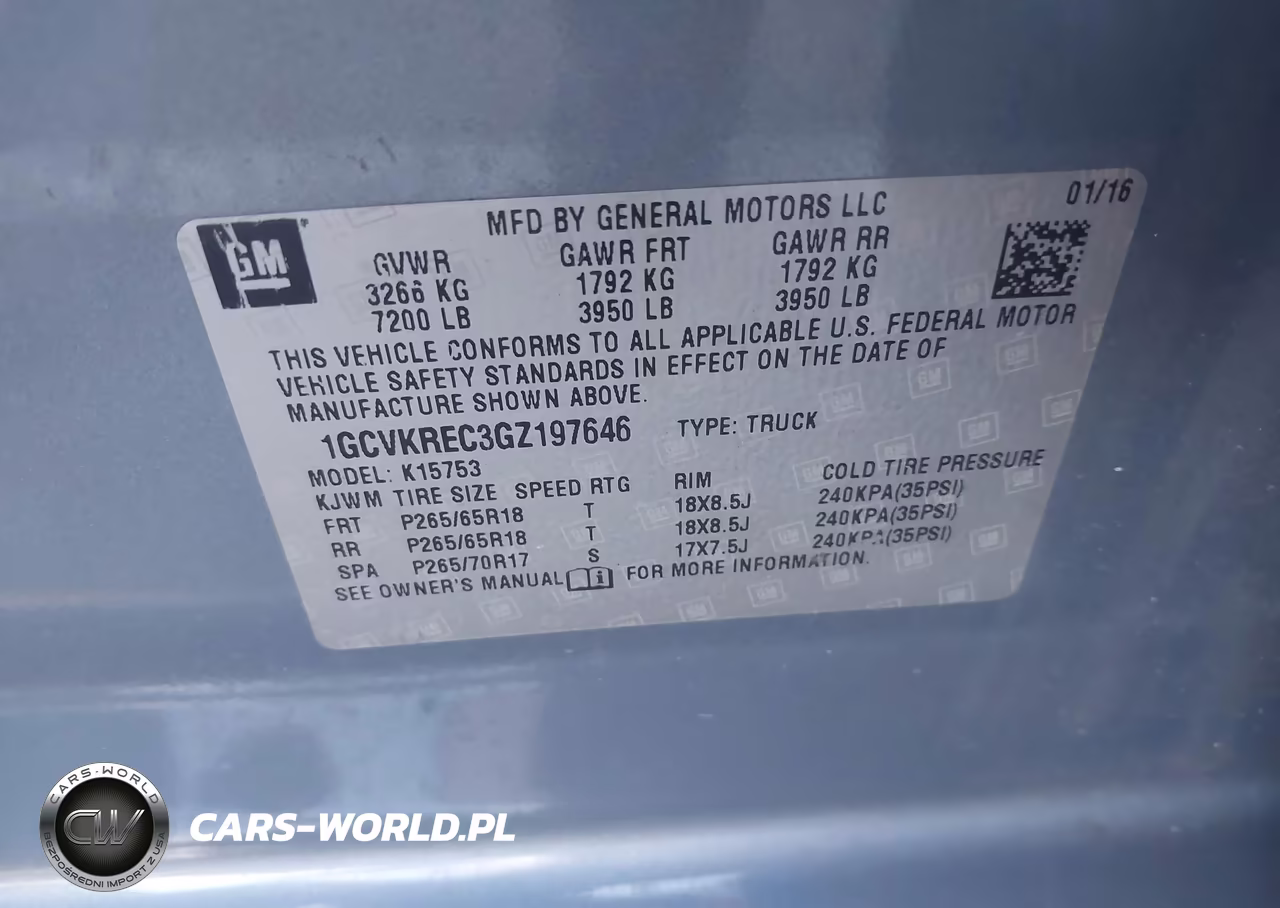 2016 Chevrolet Silverado 1500 1Lt VIN:1GCVKREC3GZ197646 - 9