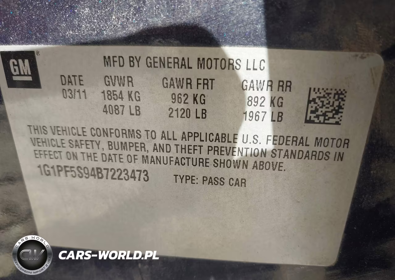 2011 Chevrolet Cruze 1Lt VIN:1G1PF5S94B7223473 - 9